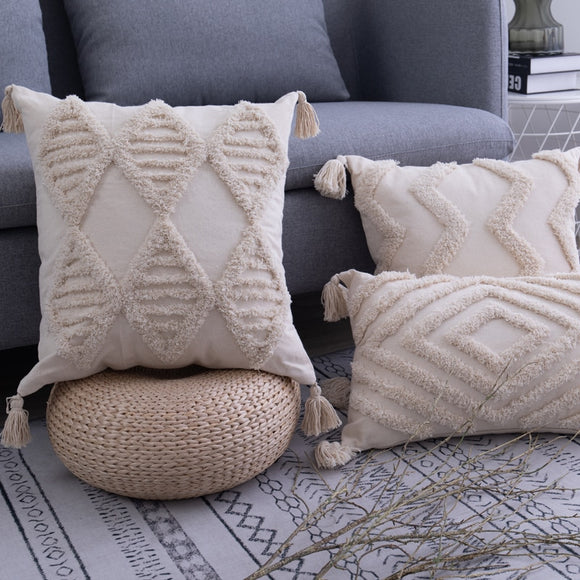 Beige Cusion Pillow Covers