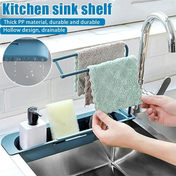 Sink Shelf Soap Drain Rack